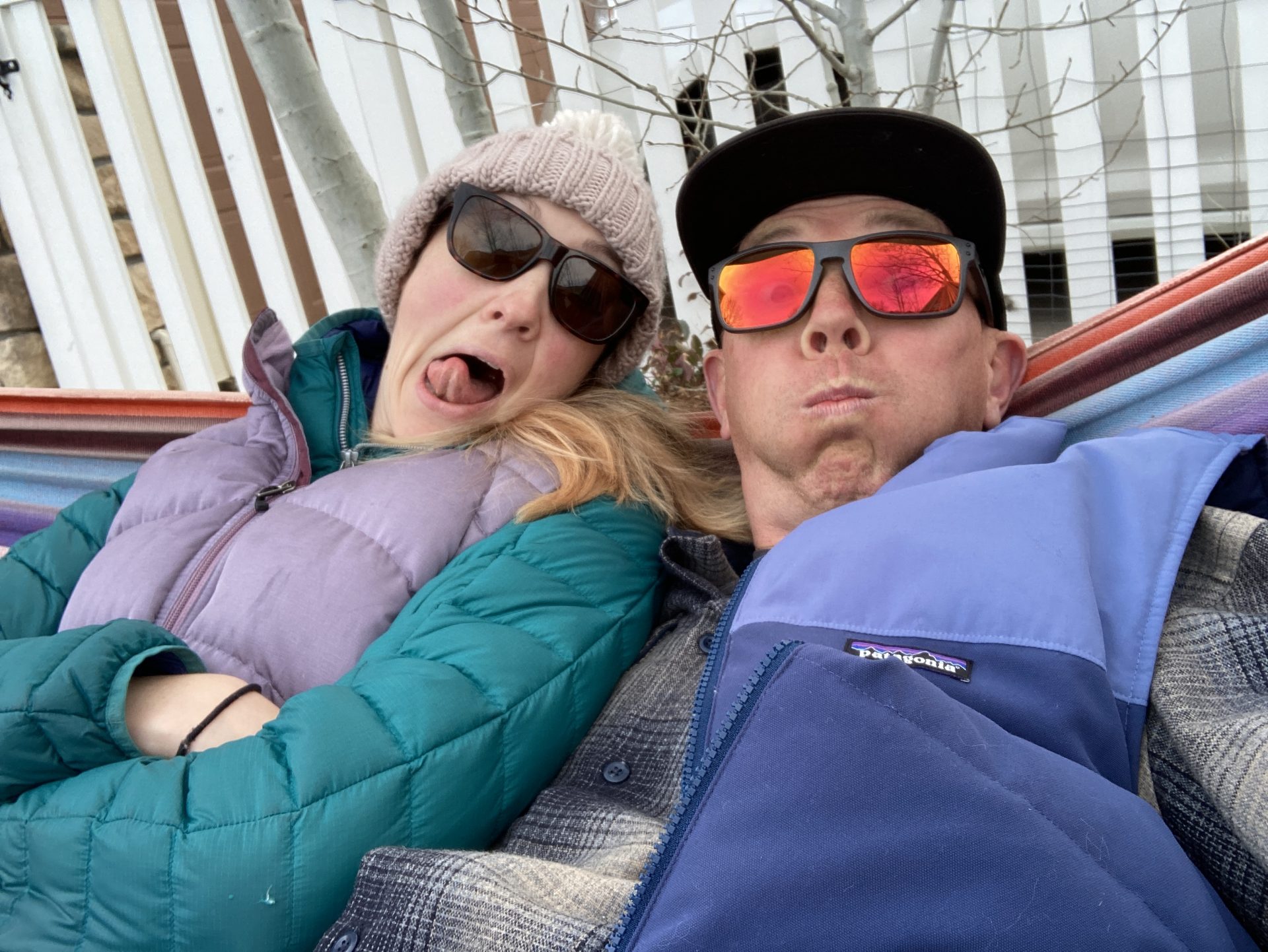Dr. Christine Illman & Dr. Drew Illman making silly faces.